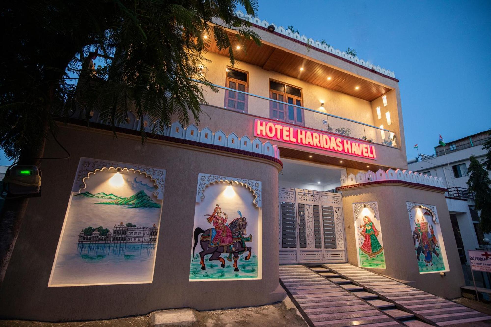 Hotel Haridas Haveli Udaipur Exteriör bild